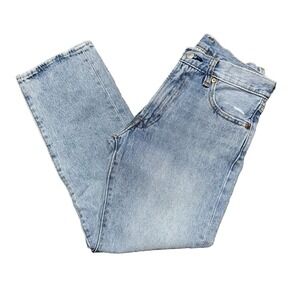 Levi's Premium Big E Red Tab 551z Jeans Men's Size 28 Light Wash Blue Denim